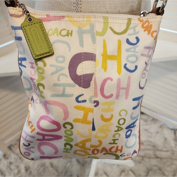 COACH HAMPTON MULTI COLOR CROSSBODY - Picture 3 of 7